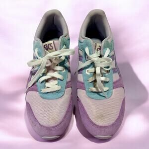 Asics Gel-Lyte V Women’s Sneakers Size 8 Pastel Purple Teal Mesh